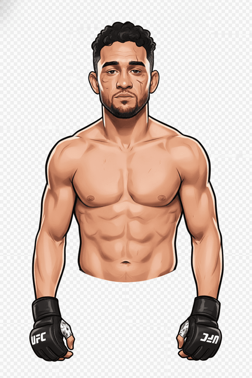 Max Holloway editorial illustration