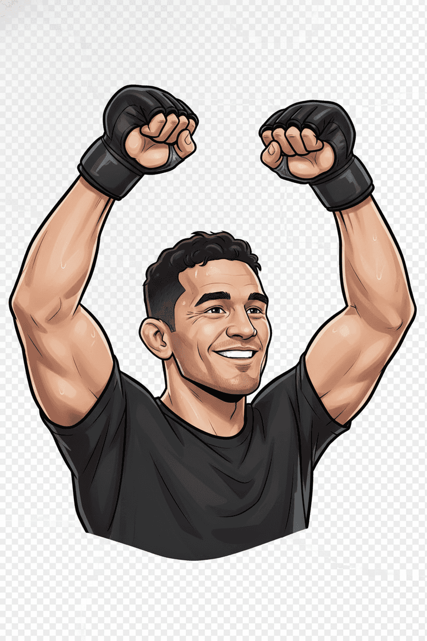 Max Holloway editorial illustration