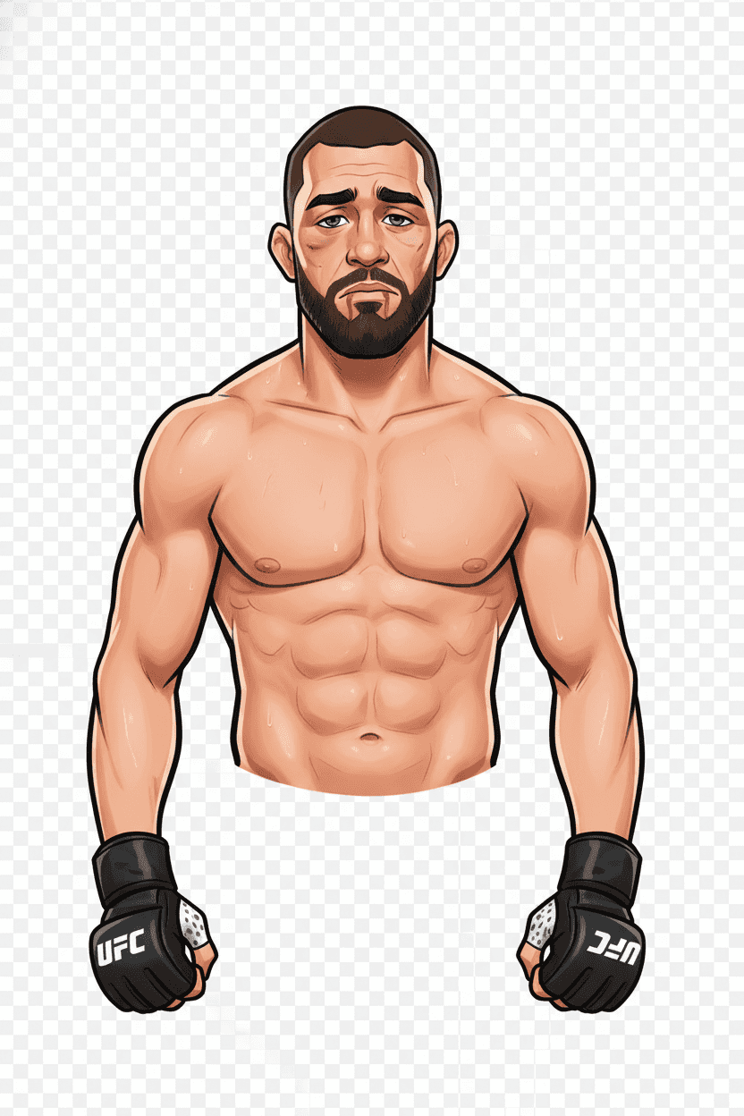 Jared Cannonier editorial illustration