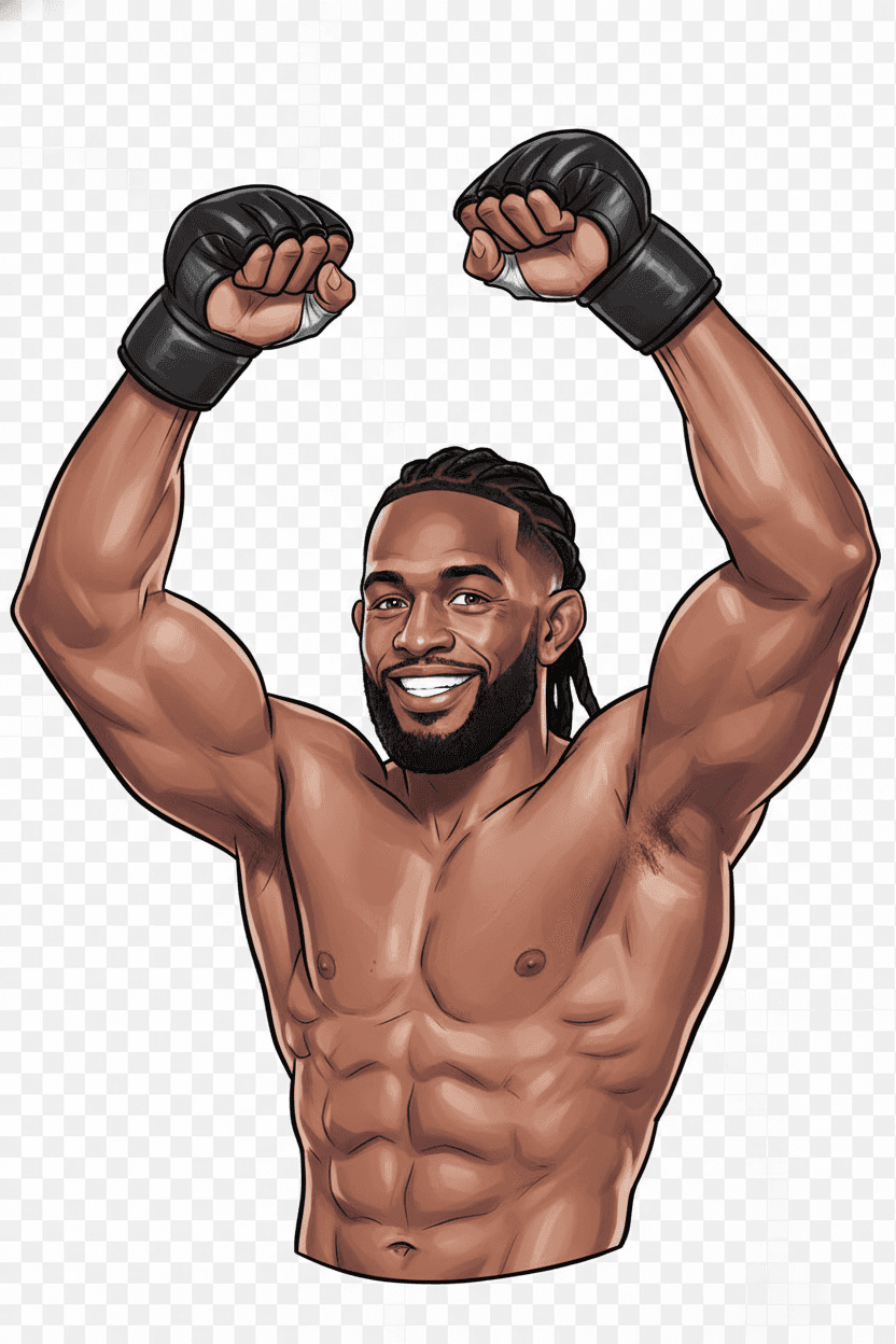 Neil Magny editorial illustration